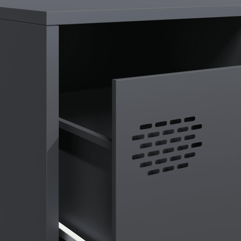 TV-Schrank Anthrazit 202x39x43,5 cm Kaltgewalzter Stahl