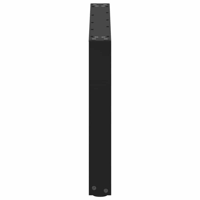 Couchtischbeine U-Form 2 Stk. Schwarz 70x(42-43) cm Stahl