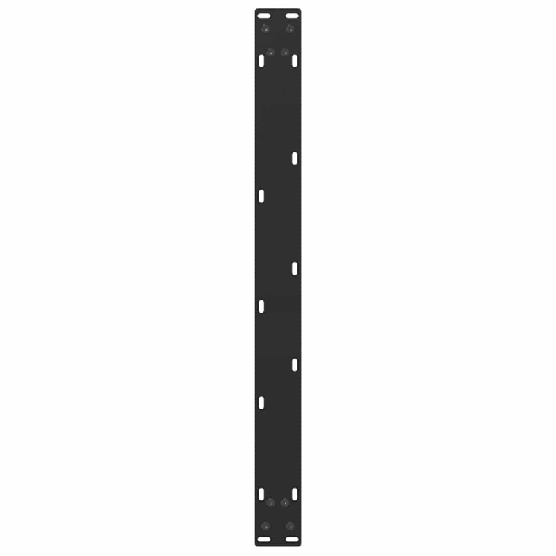 Couchtischbeine U-Form 2 Stk. Schwarz 70x(42-43) cm Stahl