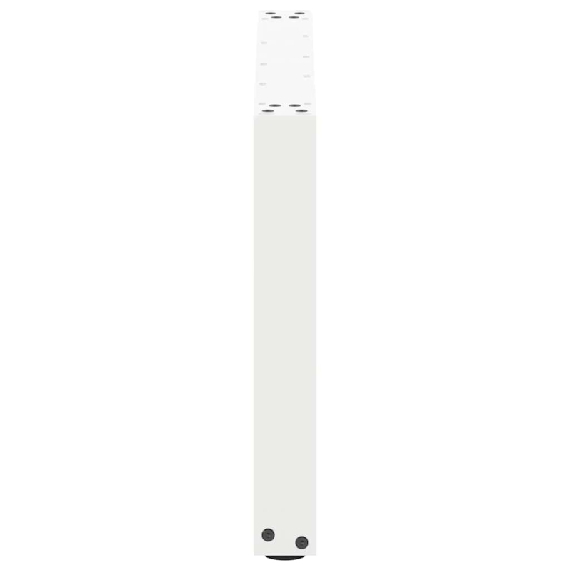 Couchtischbeine U-Form 2 Stk. Weiß 70x(42-43) cm Stahl