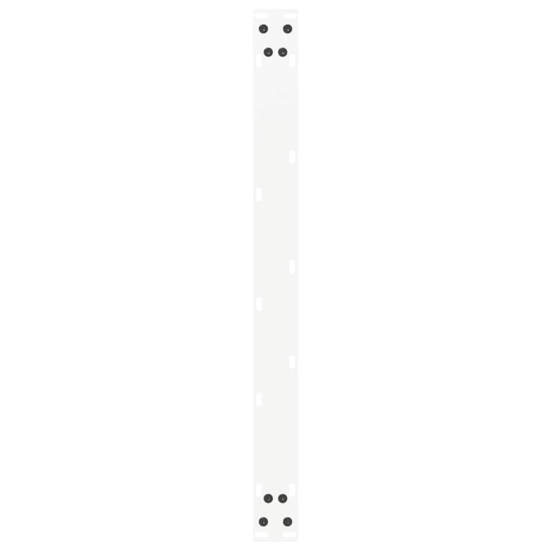 Couchtischbeine U-Form 2 Stk. Weiß 70x(42-43) cm Stahl