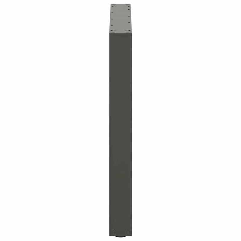 Esstischbeine U-Form 2 Stk. Anthrazit 80x(72-73) cm Stahl