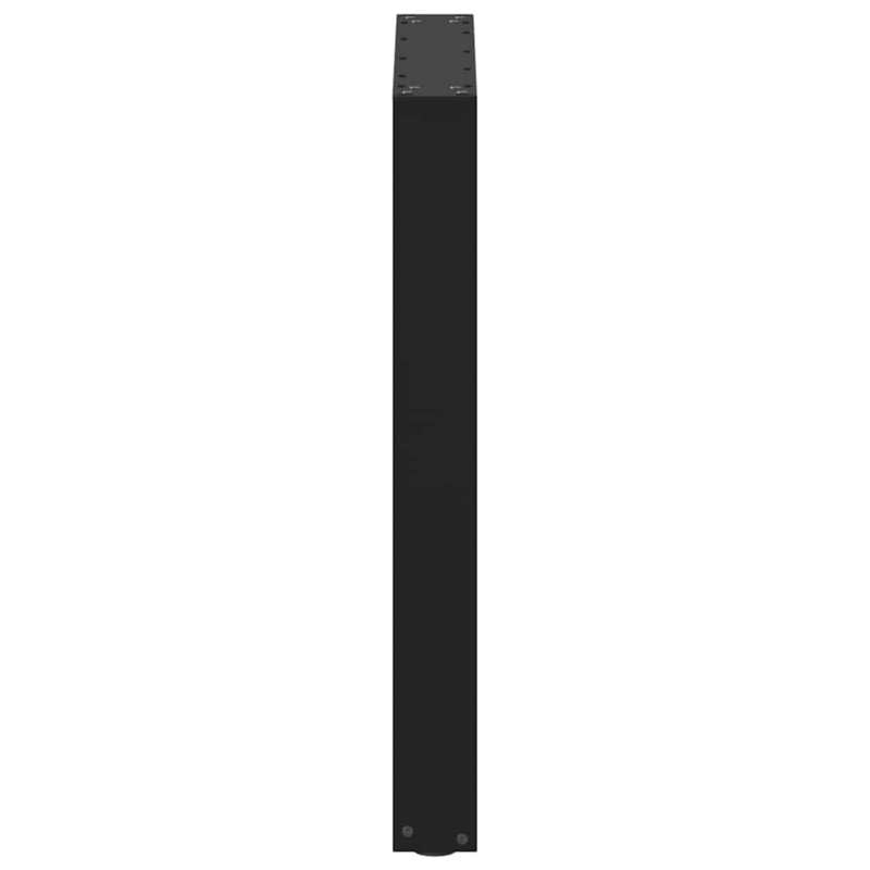 Couchtischbeine U-Form 3 Stk. Schwarz 70x(72-73) cm Stahl