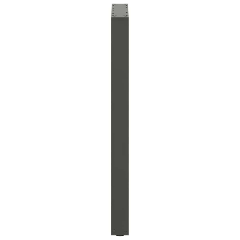Couchtischbeine U-Form 2 Stk. Anthrazit 40x(100-101) cm Stahl