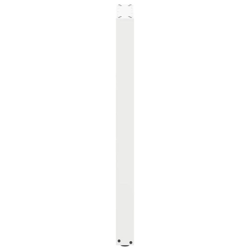 Couchtischbeine U-Form 2 Stk. Weiß 50x(100-101) cm Stahl