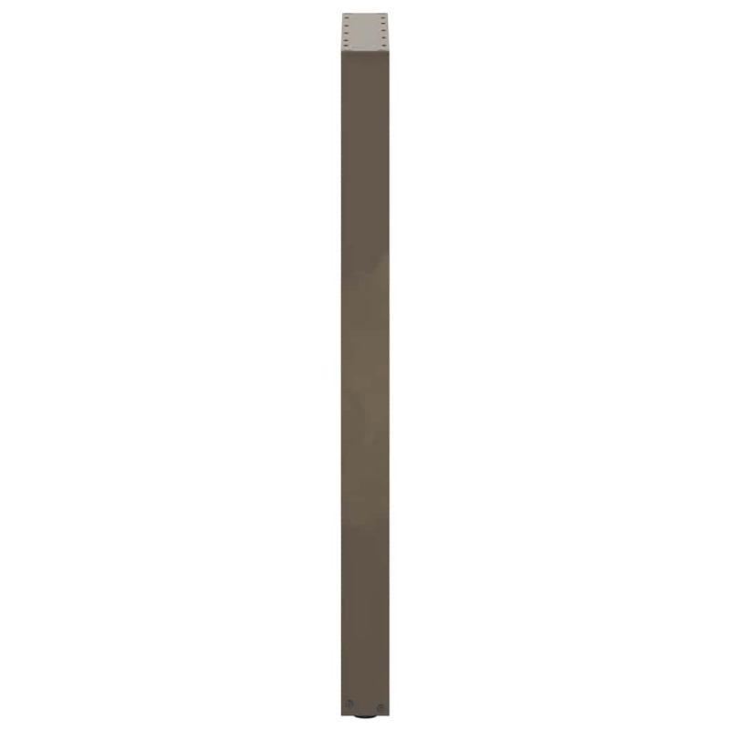 Couchtischbeine U-Form 2 Stk. Naturstahl 40x(110-111) cm Stahl
