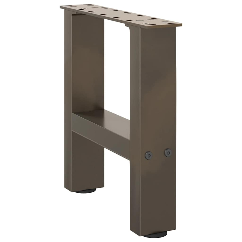Couchtischbeine Naturstahl 2 Stk. 30x(30-31) cm Stahl