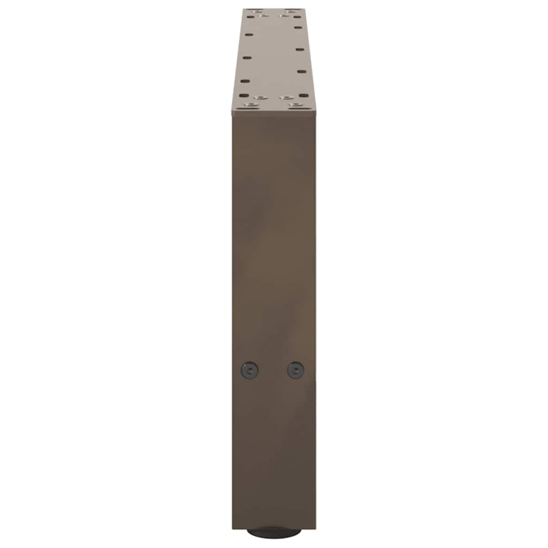 Couchtischbeine Naturstahl 2 Stk. 60x(30-31) cm Stahl