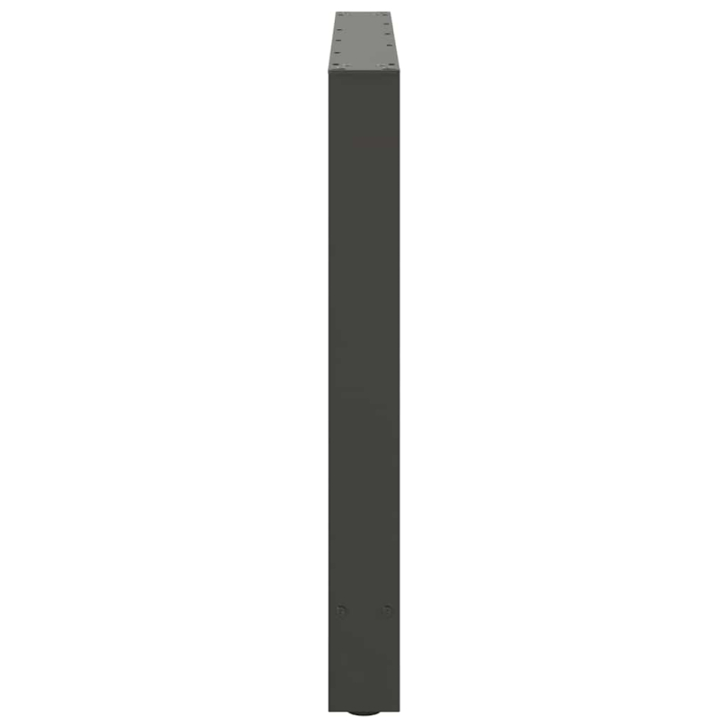 Couchtischbeine Anthrazit 2 Stk. 100x(72-73) cm Stahl
