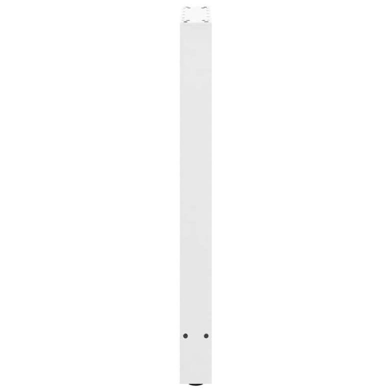 Couchtischbeine Weiß 2 Stk. 40x(90-91) cm Stahl