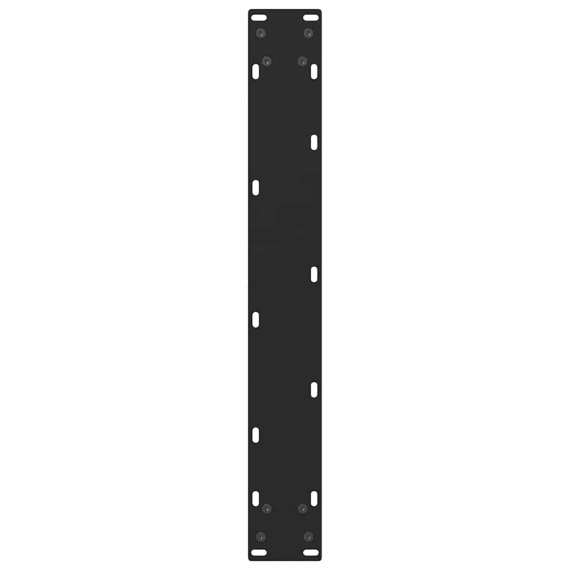 Couchtischbeine Schwarz 2 Stk. 60x(90-91) cm Stahl