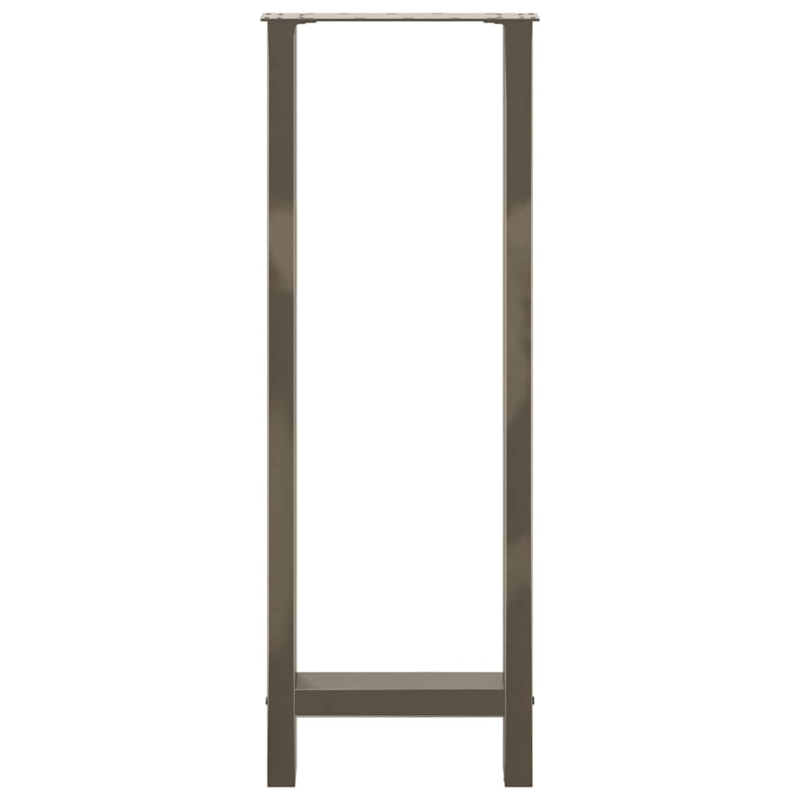 Couchtischbeine Naturstahl 2 Stk. 50x(110-111) cm Stahl