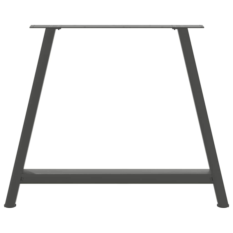 Couchtischbeine A-Form 2 Stk. Anthrazit 90x(72-73) cm Stahl