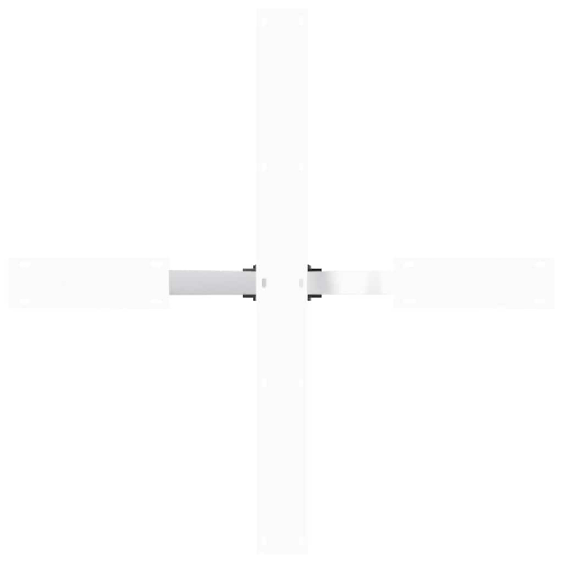 Esstischbein in Spinnenform Weiß 85x85x(72-73) cm Stahl