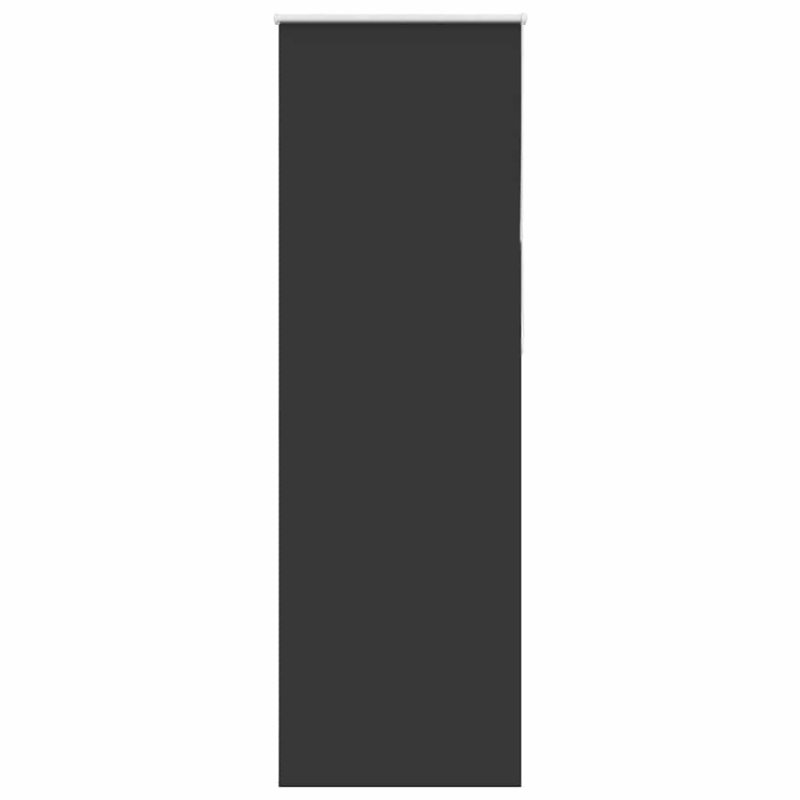 Verdunkelungsrollo Schwarz 80x210 cm Stoffbreite 75,7 cm
