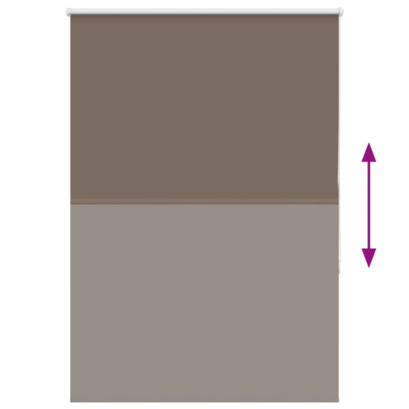 Verdunkelungsrollo Kaffeebraun 100x150cm Stoffbreite 95,7cm