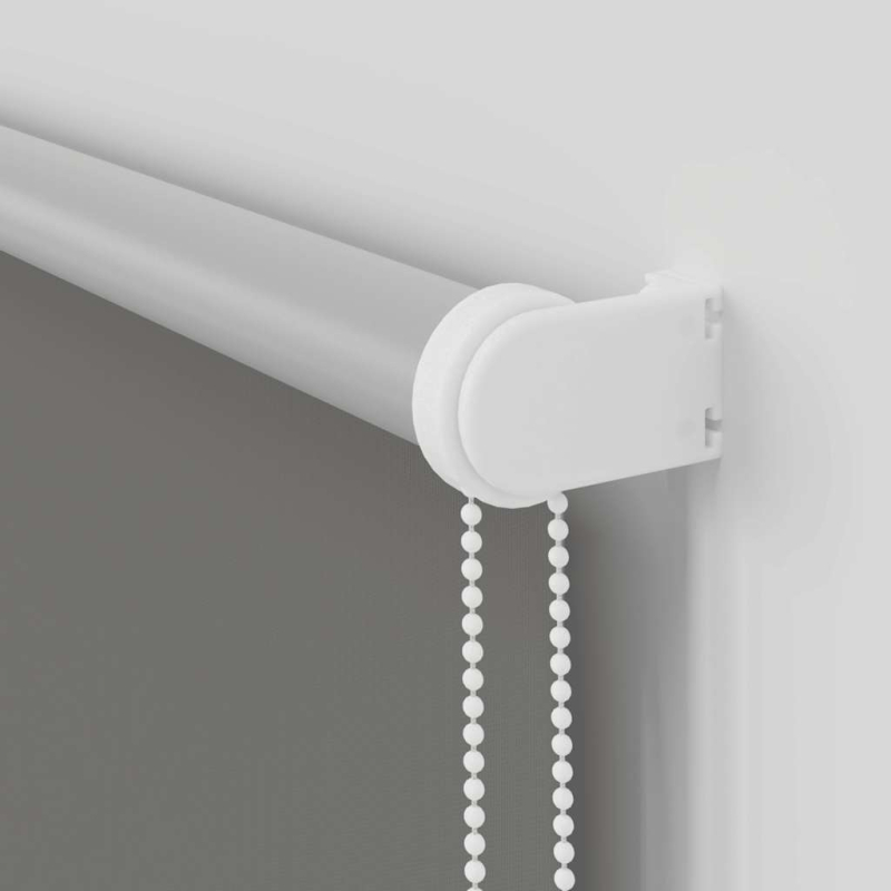 Verdunkelungsrollo Grau 150x210cm Stoffbreite 146,6cm Polyester