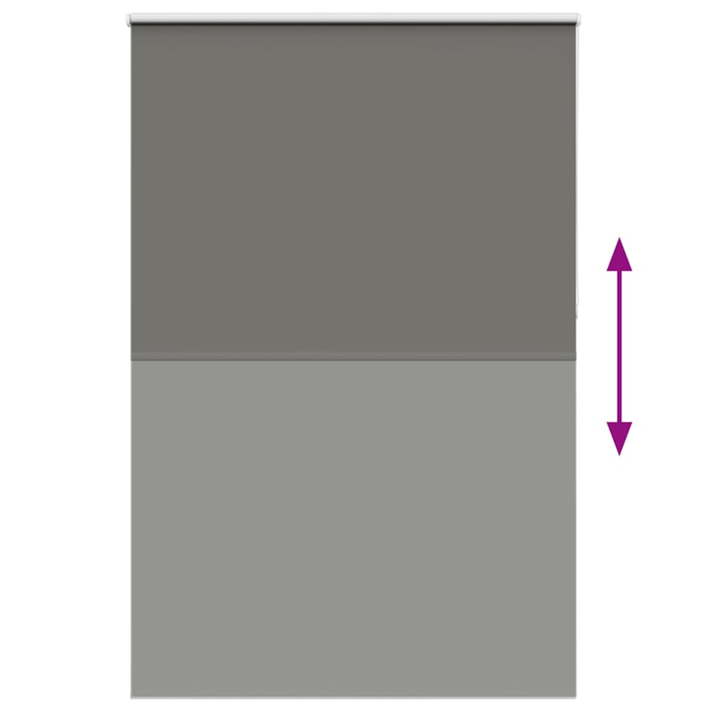 Verdunkelungsrollo Grau 165x210cm Stoffbreite 161,6cm Polyester