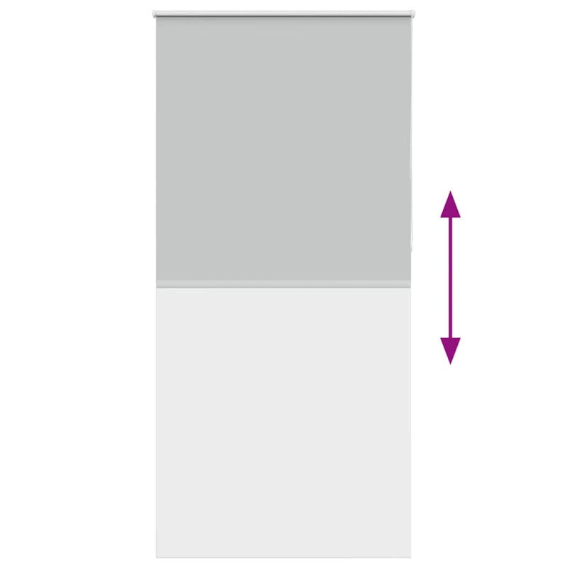 Verdunkelungsrollo Hellgrau 105x230cm Stoffbreite 100,7cm