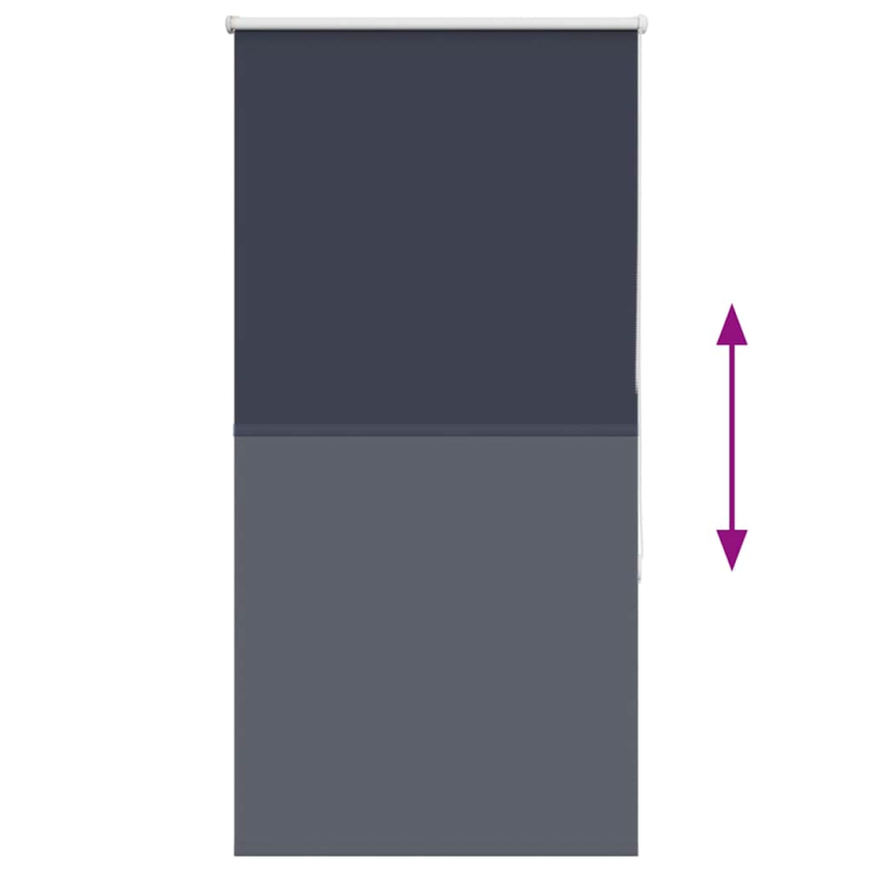 Verdunkelungsrollo Marineblau 65x175cm Stoffbreite 60,7 cm