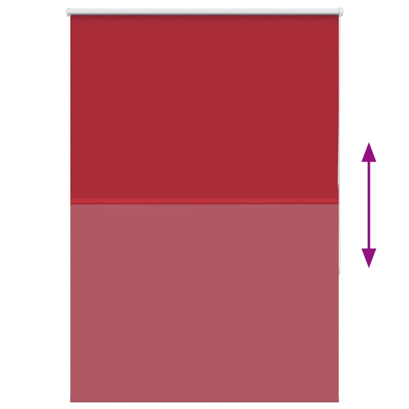 Verdunkelungsrollo Rot 105x150cm Stoffbreite 100,7cm Polyester
