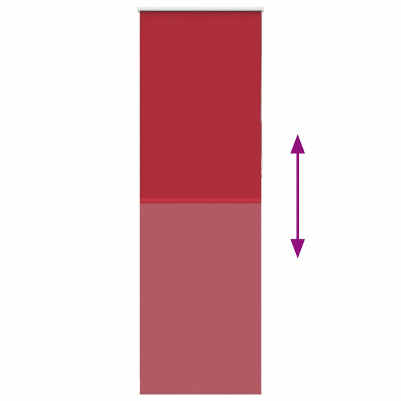 Verdunkelungsrollo Rot 65x230 cm Stoffbreite 60,7 cm Polyester