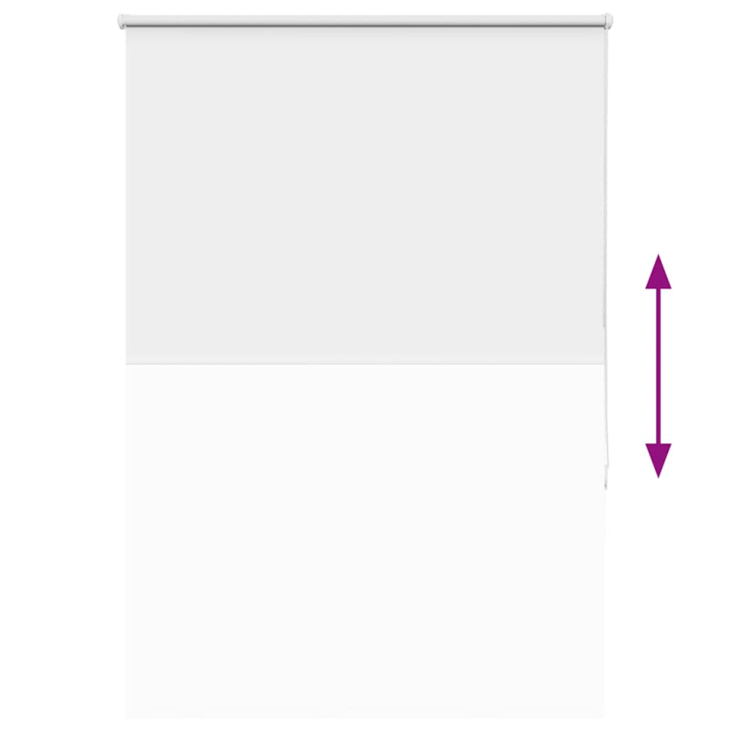 Verdunkelungsrollo Weiß 90x175cm Stoffbreite 85,7 cm Polyester