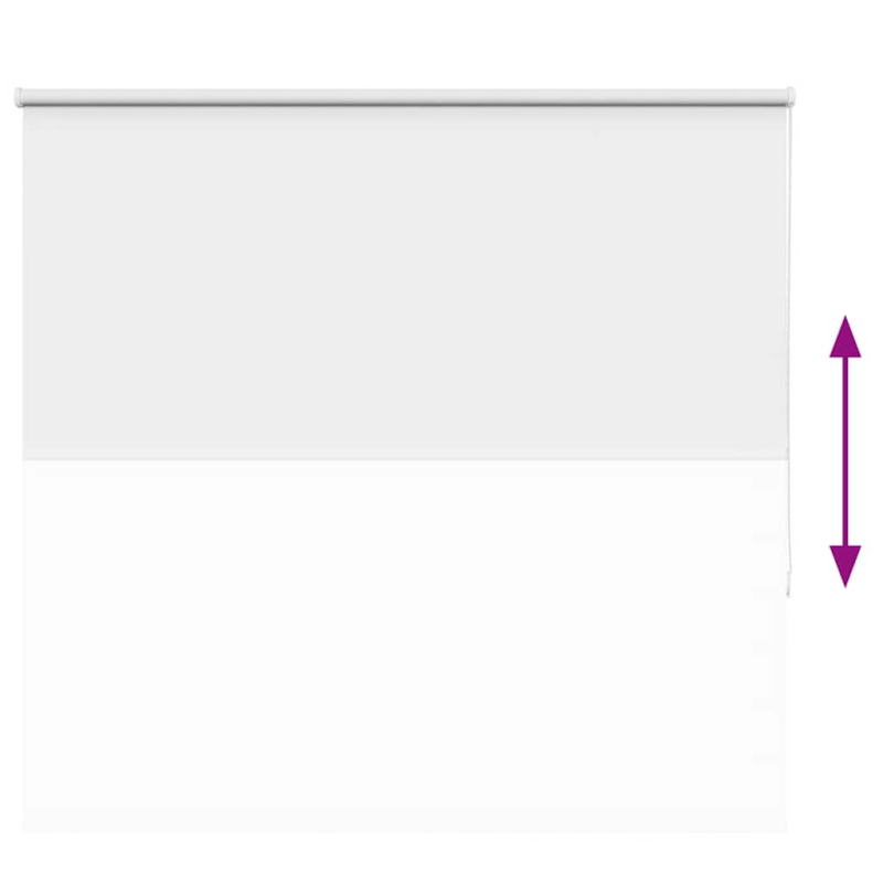 Verdunkelungsrollo Weiß 145x175 cm Stoffbreite 141,6 cm
