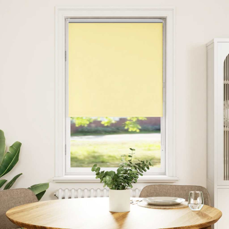 Verdunkelungsrollo Gelb 85x130 cm Stoffbreite 80,7 cm Polyester