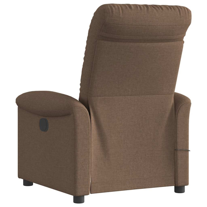 Massagesessel Braun Stoff