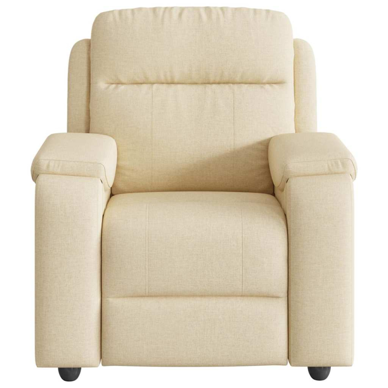 Massagesessel Creme Stoff