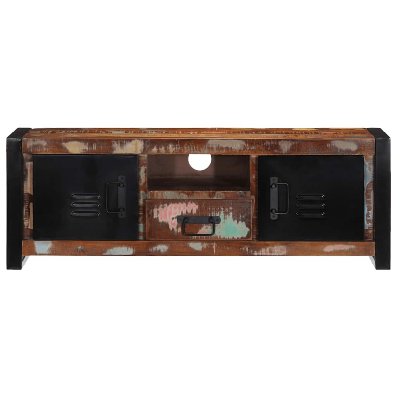 TV-Schrank 100x30x35 cm Massivholz Altholz