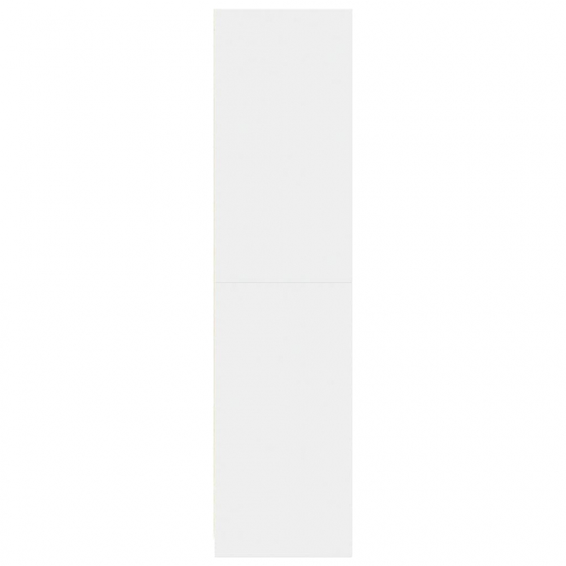 Kleiderschrank Weiß 30x50x200 cm Holzwerkstoff