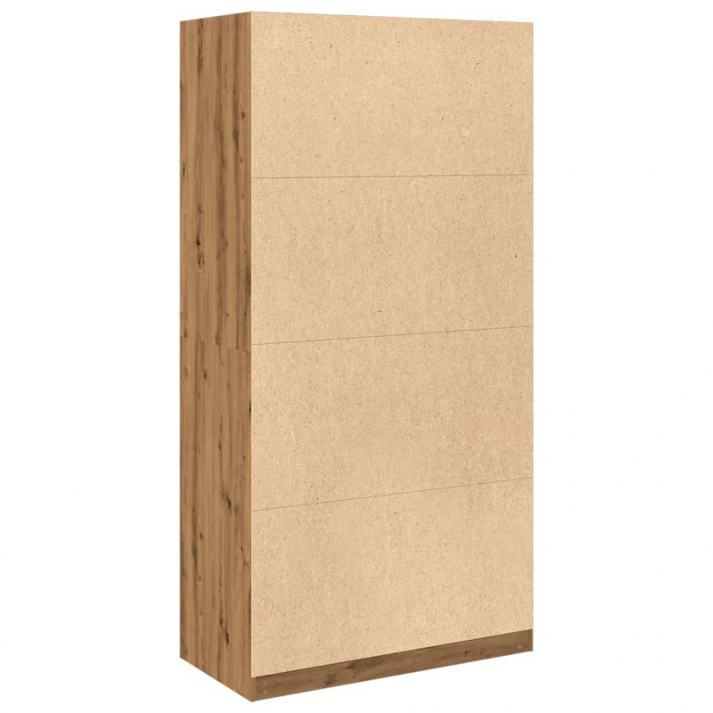 Kleiderschrank Artisan-Eiche 100x50x200 cm Holzwerkstoff