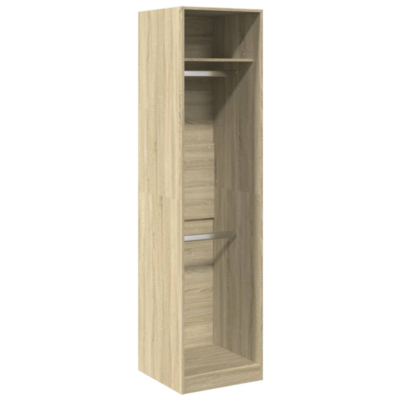 Kleiderschrank Sonoma-Eiche 50x50x200 cm Holzwerkstoff