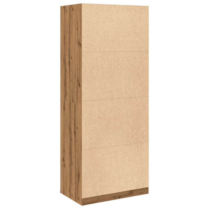 Kleiderschrank Artisan-Eiche 80x50x200 cm Holzwerkstoff