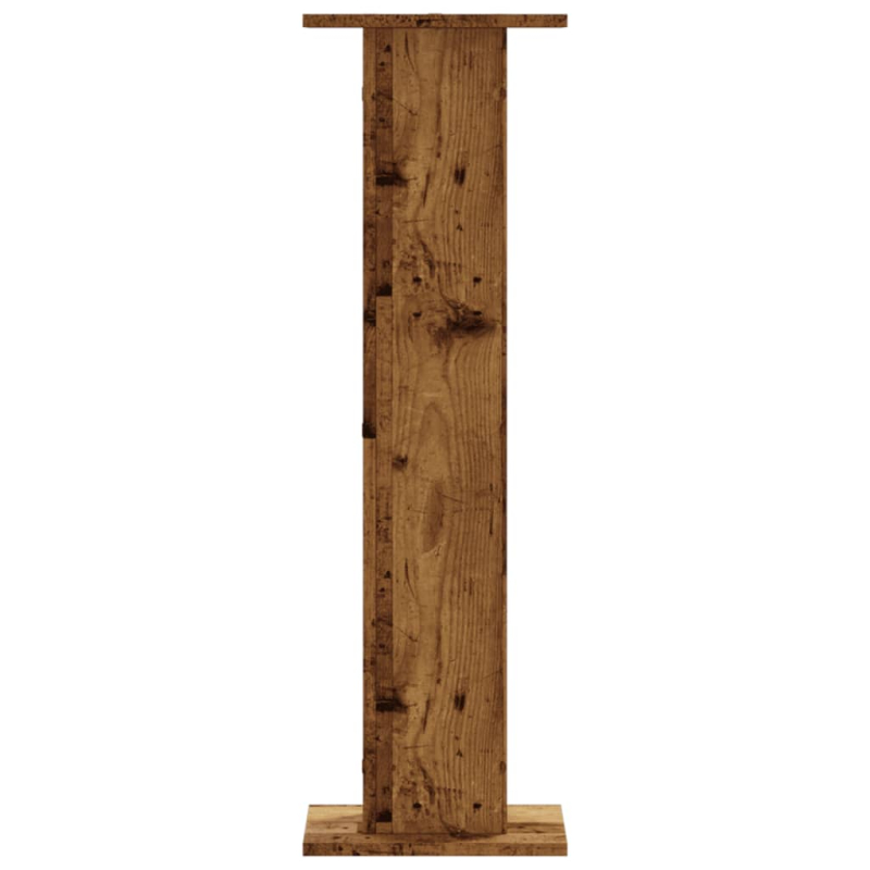 Pflanzenständer 2 Stk. Altholz-Optik 30x30x95 cm Holzwerkstoff
