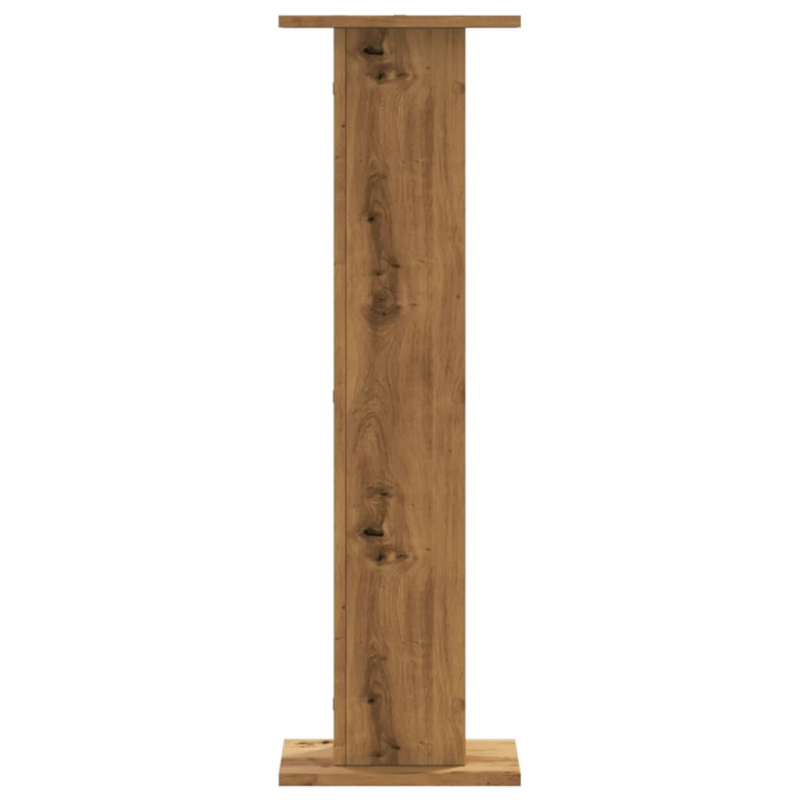 Pflanzenständer 2 Stk. Artisan-Eiche 30x30x95 cm Holzwerkstoff