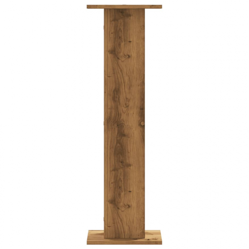 Pflanzenständer 2 Stk. Artisan-Eiche 30x30x95 cm Holzwerkstoff