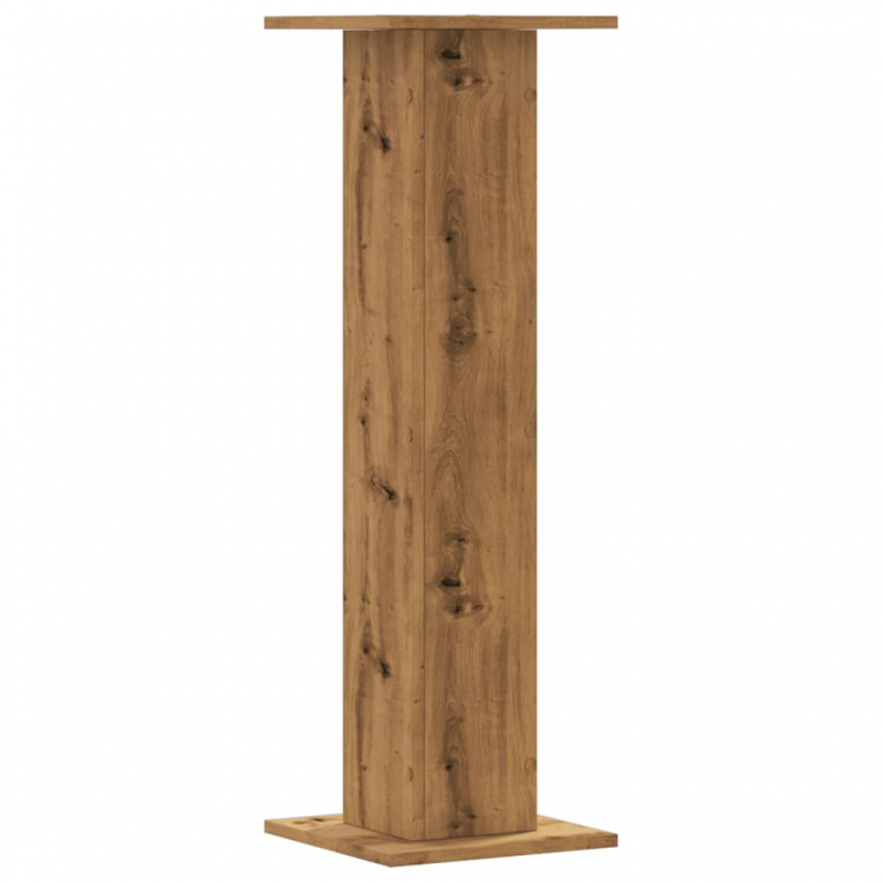 Pflanzenständer 2 Stk. Artisan-Eiche 30x30x95 cm Holzwerkstoff