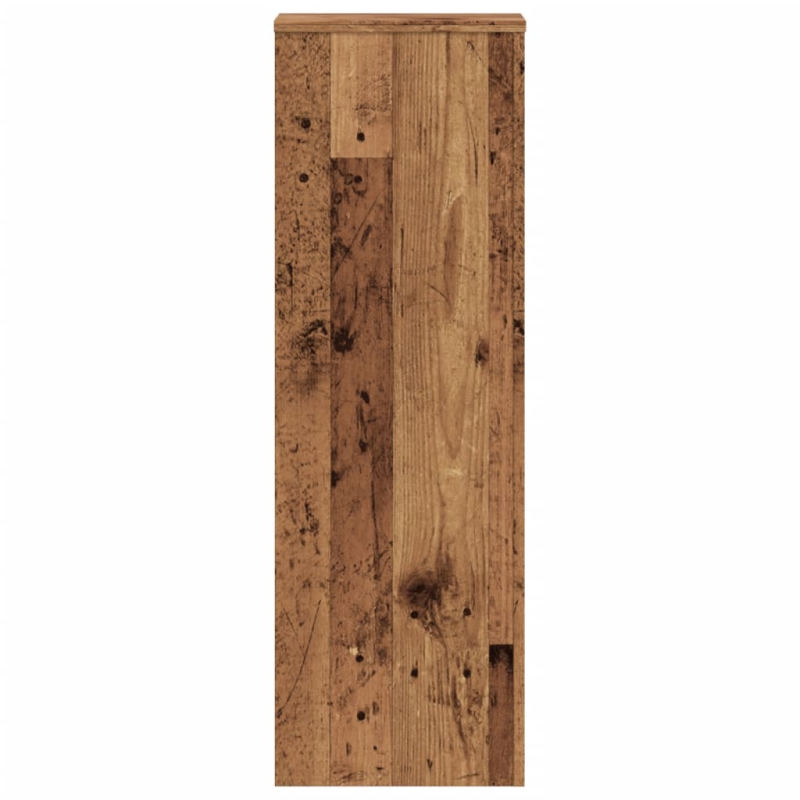 Pflanzenständer 2 Stk. Altholz-Optik 33x33x100 cm Holzwerkstoff