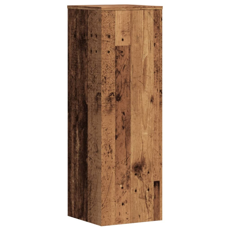 Pflanzenständer 2 Stk. Altholz-Optik 33x33x100 cm Holzwerkstoff