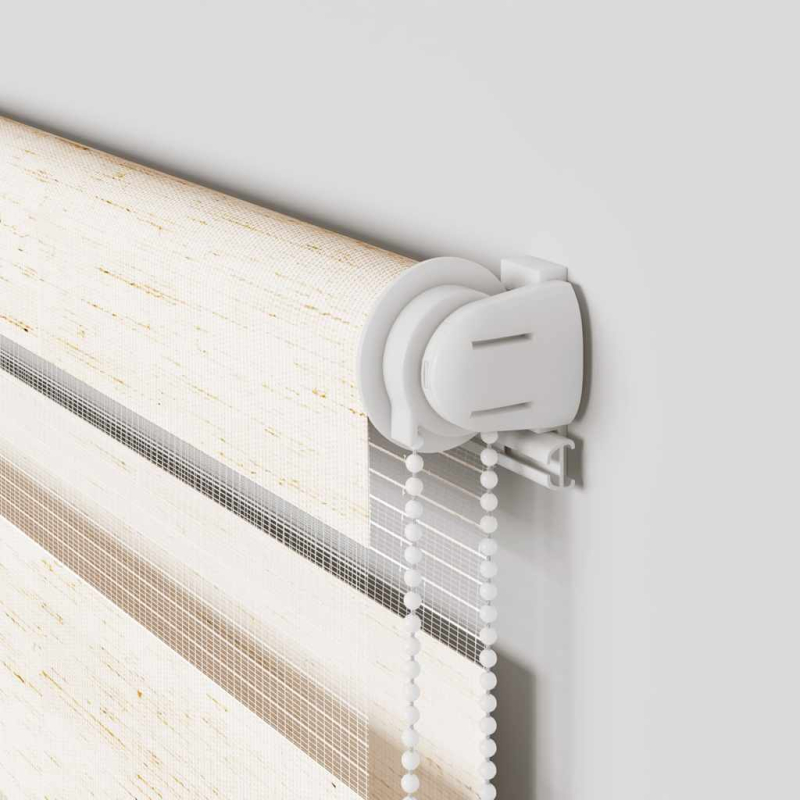 Zebrarollo Marmorbeige 85x200 cm Stoffbreite 80,9 cm Polyester