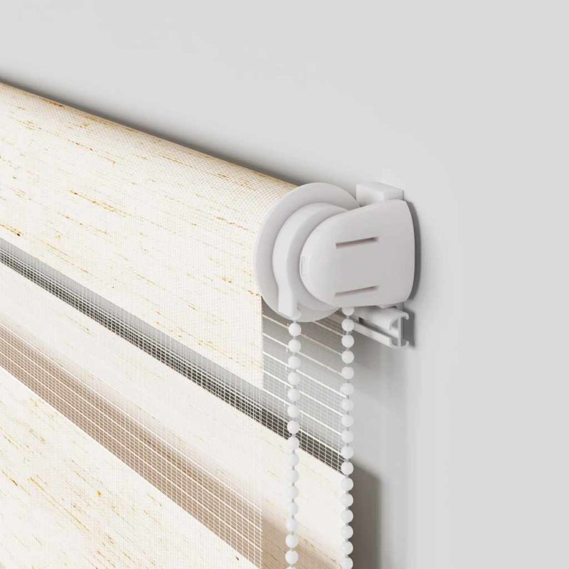 Zebrarollo Marmorbeige 155x200cm Stoffbreite 150,9 cm Polyester