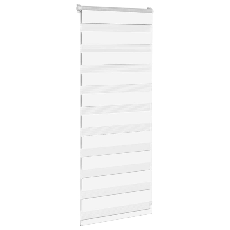 Zebrarollo Weiß 55x100 cm Stoffbreite 50,9 cm Polyester