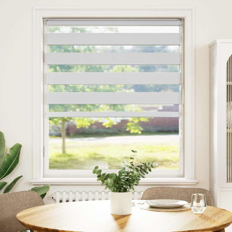 Zebrarollo Weiß 105x150 cm Stoffbreite 100,9 cm Polyester