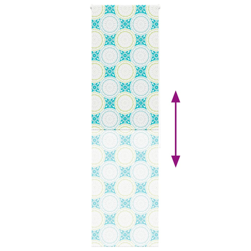 Duschrollo 80x240 cm Stoffbreite 76 cm