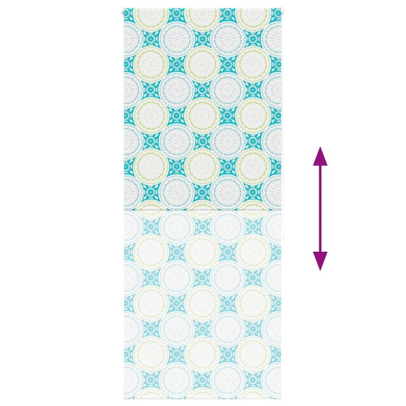 Duschrollo 110x240 cm Stoffbreite 106 cm