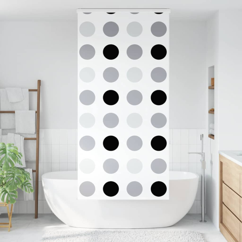 Duschrollo mit Kassette 100x240 cm Stoffbreite 96 cm