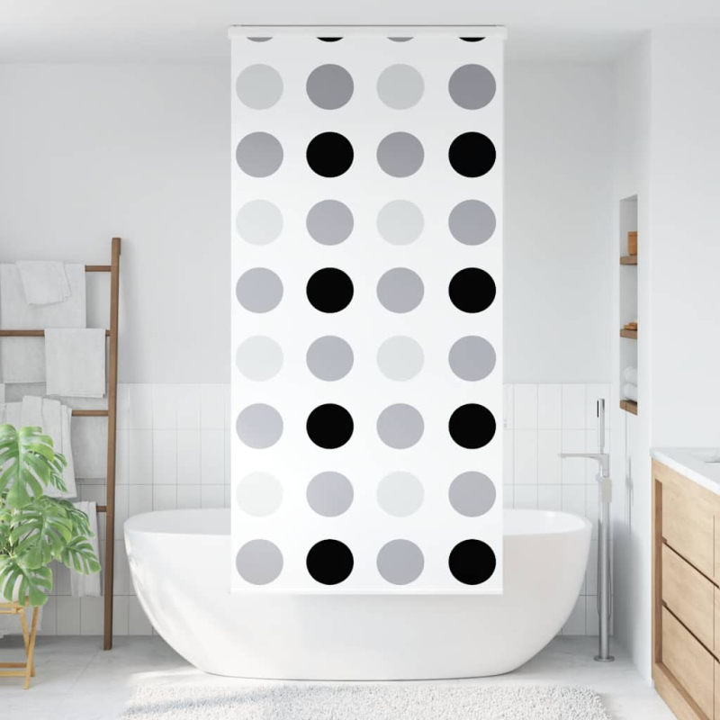 Duschrollo mit Kassette 110x240 cm Stoffbreite 106 cm